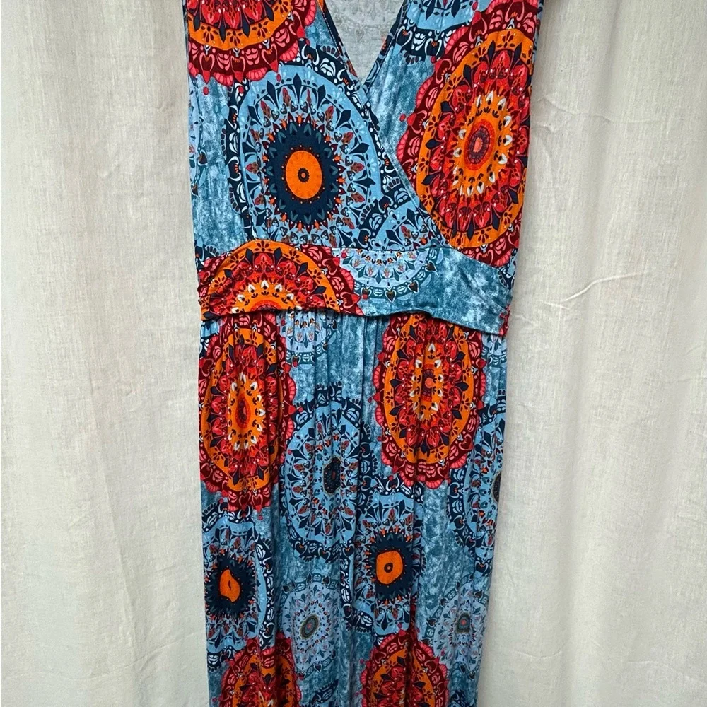 Maxi dress sleeveless NWT Cathy 3XL  soft - Picture 4 of 15